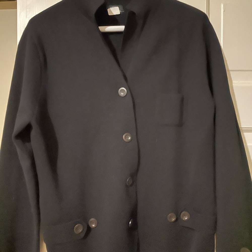 Black cardigan